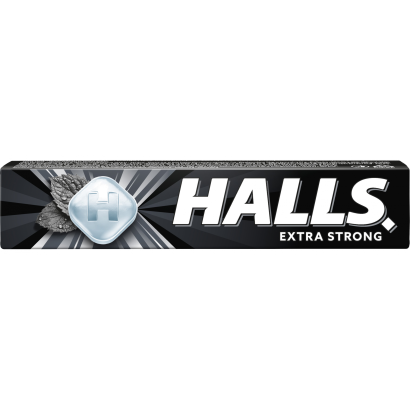 Halls extra erős mentol-eukaliptuszízű töltetlen keménycukorka 33,5 g