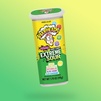 Warheads  extrém savanyú keménycukorkák 49 g