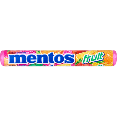 Mentos Fruit gyümölcsízű cukordrazsé 38 g