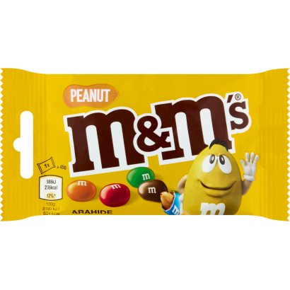 M&M's földimogyorós drazsé tejcsokoládéban cukorbevonattal 45 g