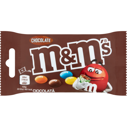 M&M's tejcsokoládés drazsé cukorbevonattal 45 g