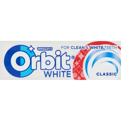 Orbit White Classic mentaízű cukormentes rágógumi édesítőszerrel 14 g