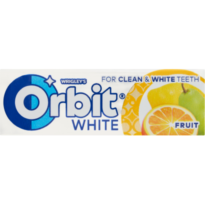 Orbit White gyümölcsízű cukormentes rágógumi édesítőszerrel 14 g