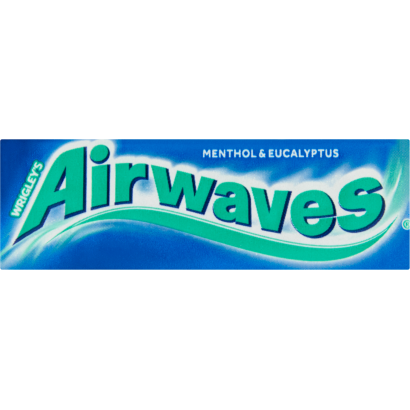 Airwaves Menthol & Eucalyptus mentol- és eukaliptuszízű cukormentes rágógumi édesítőszerrel 14 g