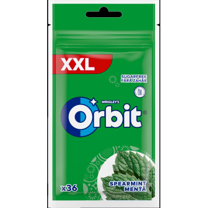 Orbit XXL Spearmint mentaízű cukormentes rágógumi édesítőszerrel 50 g