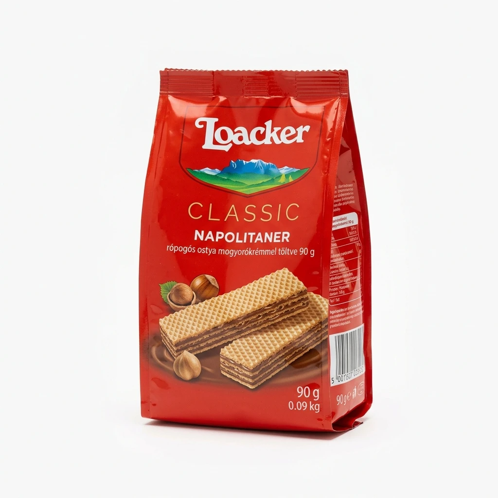 Loacker Classic ropogós ostya mogyorókrémmel töltve 90 g