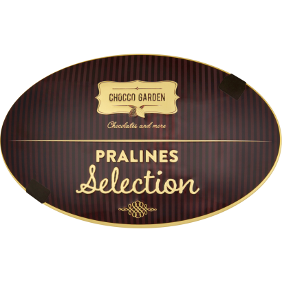 Chocco Garden Pralines Selection vegyes csokoládé desszert töltelékkel 103 g