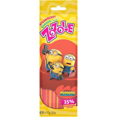 ZOZOLE MINIONS Eper-banán ízű  gumicukor 75 g