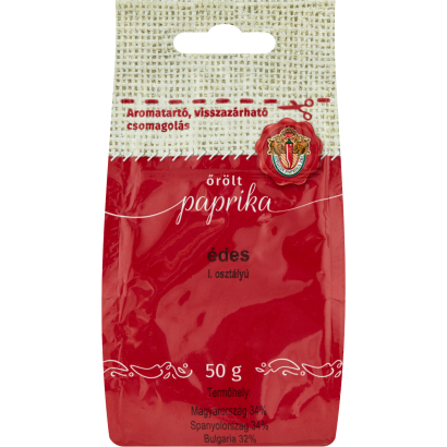 Őrölt paprika I. osztályú édes 50 g