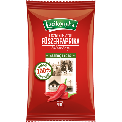 Lacikonyha I. osztályú magyar csemege édes fűszerpaprika őrlemény 250 g