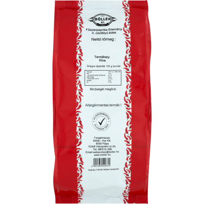 Böllér II. osztályú édes fűszerpaprika őrlemény 1000 g