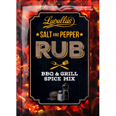 Lucullus RUB BBQ & Grill Fűszerkeverék SALT AND PEPPER 30 g