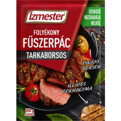 Ízmester tarkaborsos folyékony fűszerpác 80 ml