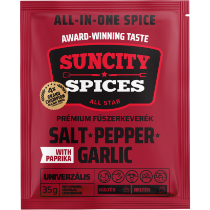 SunCity Spices Salt*Pepper*Garlic with Paprika fűszerkeverék 35 g