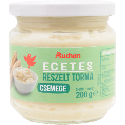 Auchan Kedvenc Ecetes reszelt torma csemege 200 g