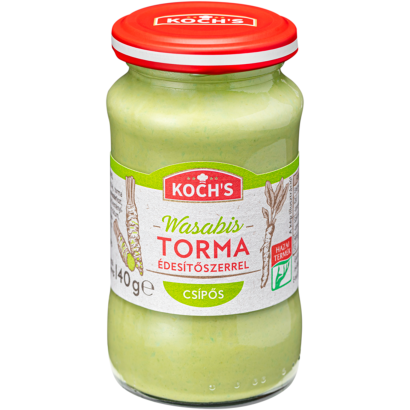 KOCHs csípős wasabi torma édesítőszerrel 140 g