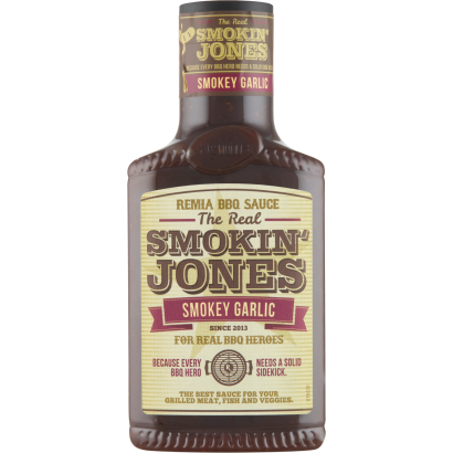 Remia Smokin' Jones fűszeres, fokhagymás BBQ szósz 450 ml