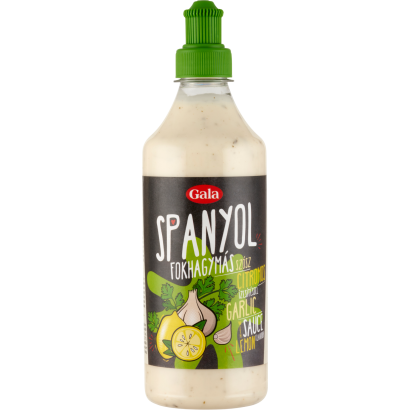 Gala spanyol fokhagymás szósz citromos ízesítéssel 520 g