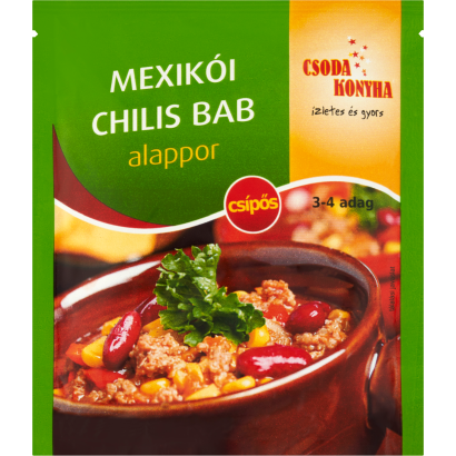 Csoda Konyha mexikói chilis bab alappor 45 g