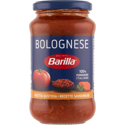 Barilla paradicsomszósz bolognai módra, marha-, és sertéshússal 400 g