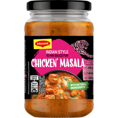 Maggi paradicsomos currys szósz indiai stílusú chicken masalához 340 g
