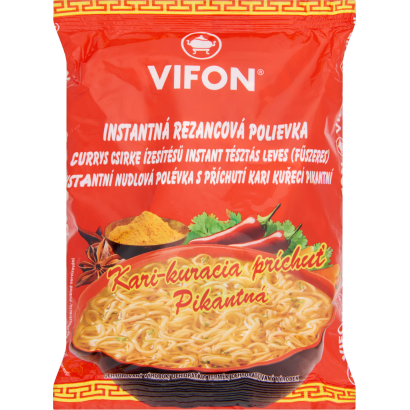 Vifon currys csirke ízesítésű instant tésztás leves 60 g