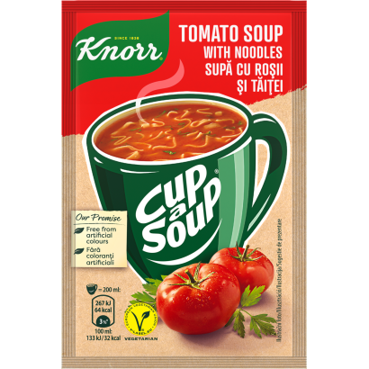 Knorr Cup a Soup intant paradicsomleves tésztával 19 g