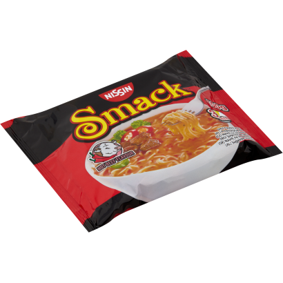 Nissin Smack csípős marha ízű instant tésztaleves 100 g