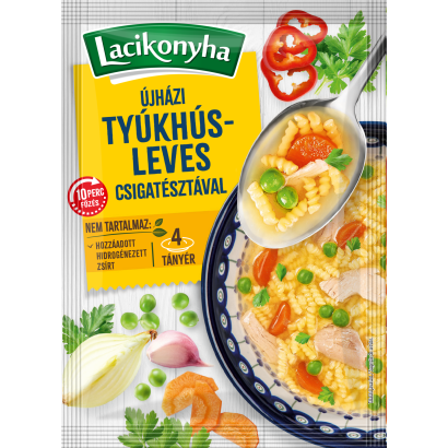 Lacikonyha Újházi tyúkhúsleves csigatésztával 65 g