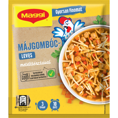Maggi májgombócleves metélttésztával 41 g