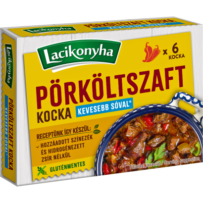 Lacikonyha pörköltszaft kocka 6 x 10 g (60 g)