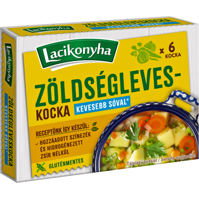Lacikonyha zöldségleveskocka 6 x 10 g (60 g)