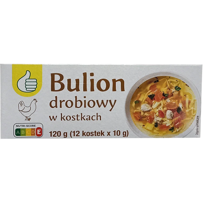 Auchan Tipp csirkehúsleves kocka 120 g (12x10 g)