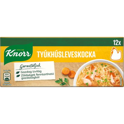 Knorr tyúkhúsleveskocka 12 x 10 g (120 g)