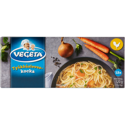 Vegeta tyúkhúsleves-kocka 12 x 10 g (120 g)