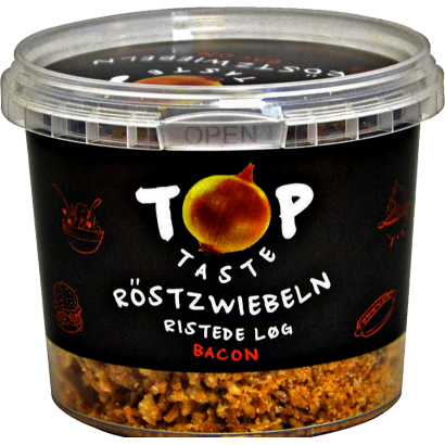 Top Taste ropogós sült hagymadarabok bacon ízesítéssel 100 g