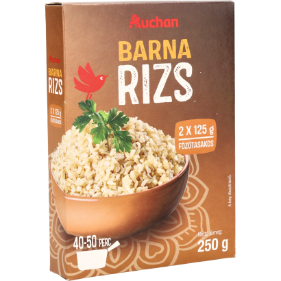 Auchan Kedvenc Barna rizs főzőtasakos 2 x 125 g