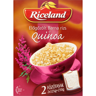 Riceland Előgőzölt Barna rizs & Quinoa 2 x 125 g