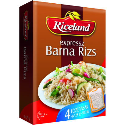 Riceland Expressz Barna Rizs 4 x 125 g (500 g)