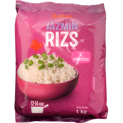 Auchan Kedvenc "A" minőségű jázmin rizs 1 kg