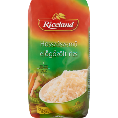 Riceland hosszúszemű Előgőzölt rizs 1000 g