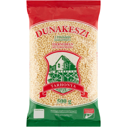 Dunakeszi tarhonya 2 tojásos száraztészta 500 g
