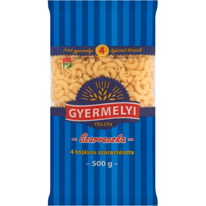 Gyermelyi szarvacska 4 tojásos száraztészta 500 g