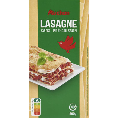 Auchan Kedvenc lasagne száraztészta 500 g