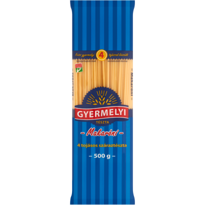 Gyermelyi makaróni 4 tojásos száraztészta 500 g