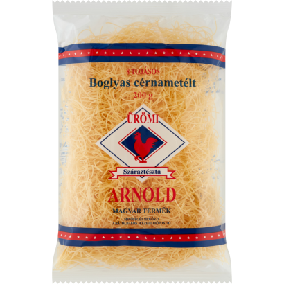 Ürömi Arnold boglyas cérnametélt 8 tojásos száraztészta 200 g