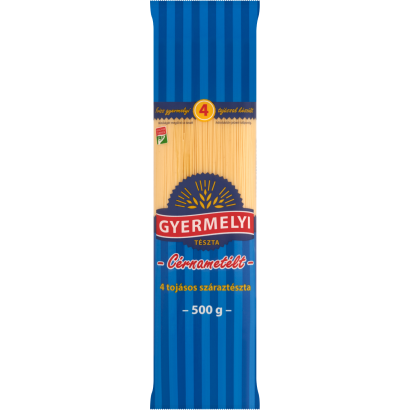 Gyermelyi cérnametélt 4 tojásos száraztészta 500 g