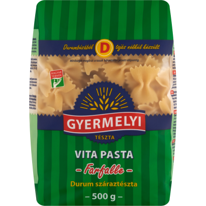 Gyermelyi Vita Pasta Farfalle durum száraztészta 500 g