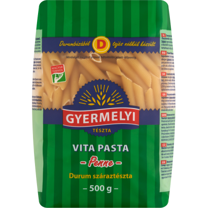 Gyermelyi Vita Pasta penne durum száraztészta 500 g