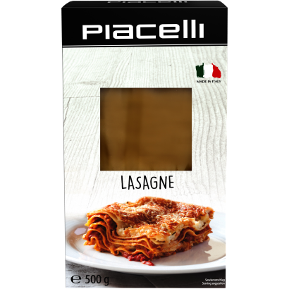 PIACELLI Lasagna durum száraztészta lapok 500g